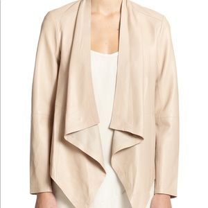 New Eileen Fisher Fisher Project leather jacket
